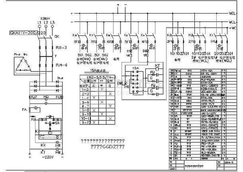 電爐設(shè)備電氣控制全套原理圖(共25張)